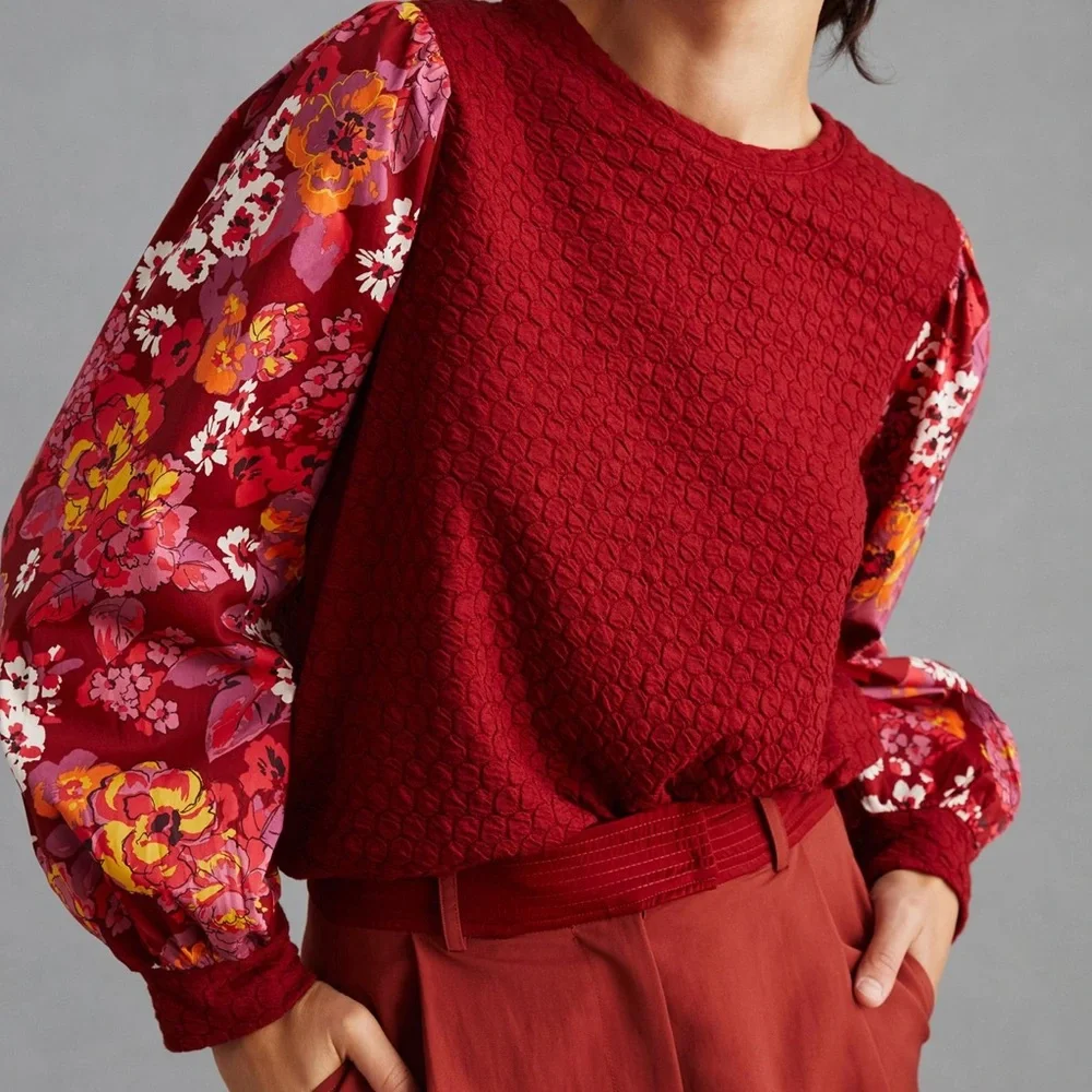 Anthropologie | Porridge Textured Sweater Size Small - Picture 1 of 8